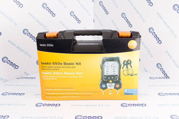Цифровой манометрический коллектор TESTO 550S комплект 1 в кейсе_1