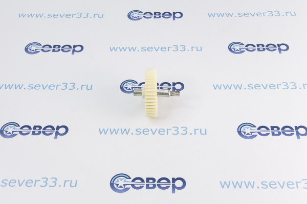 Шестерня мясорубки PANASONICPOLARIS с металлическим валом, Д-78мм (Прямые зубья)_2