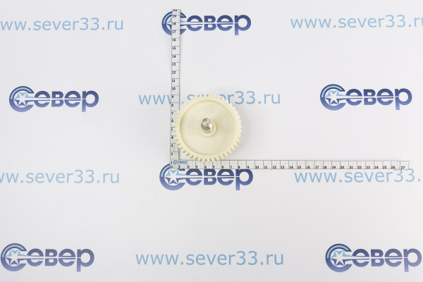 Шестерня мясорубки PANASONICPOLARIS с металлическим валом, Д-78мм (Прямые зубья)_4