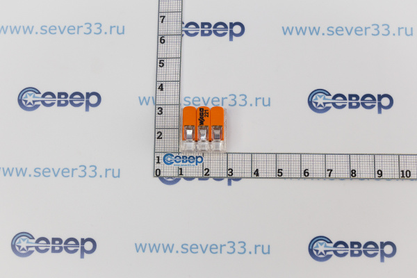 Клеммы WAGO 221-413(3х4,0мм2 с рычажком) 50 шт уп._4