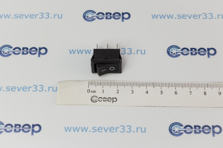 Переключатель KCD1-102-C3-B/3P on-on Черный | Продажа, монтаж и обслуживание холодильного оборудования | Север33