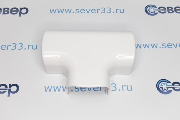 Тройник накладной 90 град. для РКК-74х55 (белый)_1