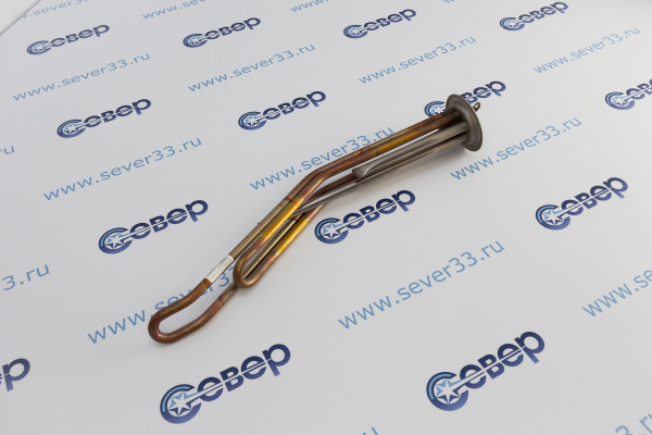 ТЭН RF 2000W, TW, медь, Ø64, М6, клеммы под винт, L305мм, горизонтальный_3