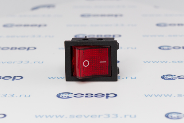 Переключатель KCD4-202N-C3-R6P on- Красная_2