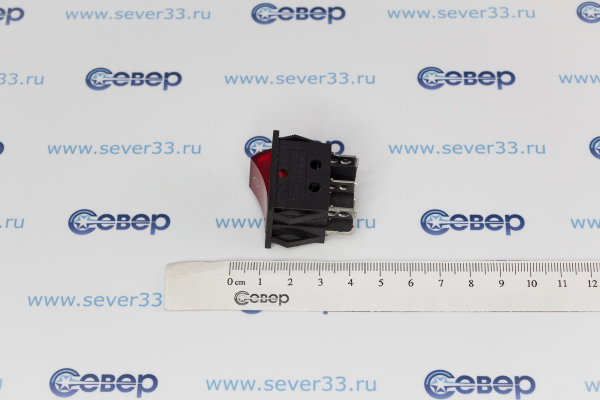 Переключатель KCD4-202N-C3-R6P on- Красная_4