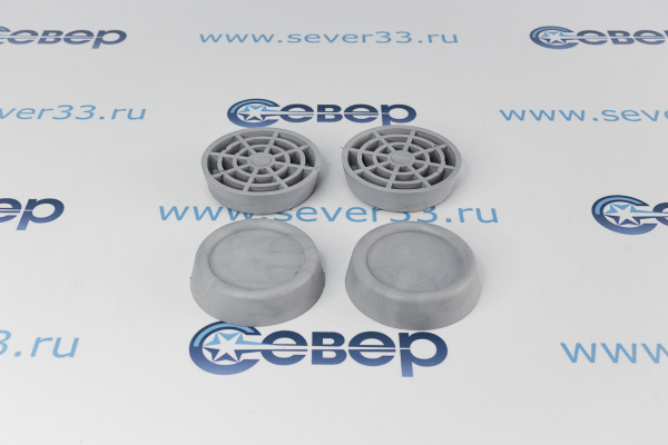Антивибрационные подставки Ozone CMA-13G, серые круглые_2