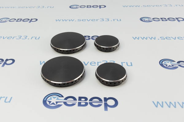 Комплект крышек на горелки (4шт) DARINA м. GM 441, GM 442, Лысьва м. ЭГ 401, Веста м. М1464_3