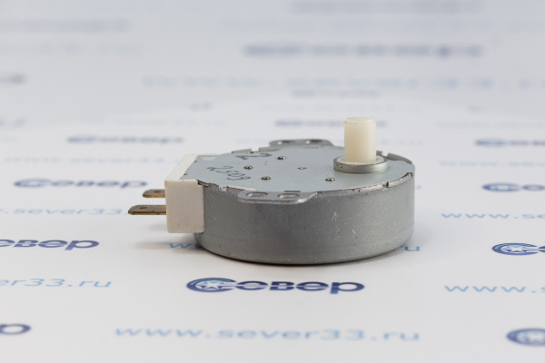 СВЧ Мотор тарелки 220V 2W 481236158369, 481236118348 2,53rpm шток 10mm WHIRLPOOL MCW500WH_2