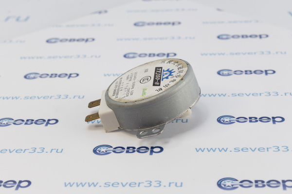 СВЧ Мотор тарелки 220V 2W 481236158369, 481236118348 2,53rpm шток 10mm WHIRLPOOL MCW500WH_4