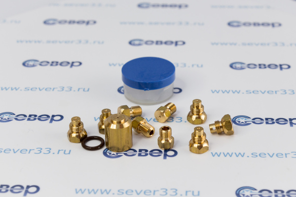 Комплект жиклёров (пропан) газовой плиты Дарина мод. GM 141, GM 241, GM 341, без термостата_2