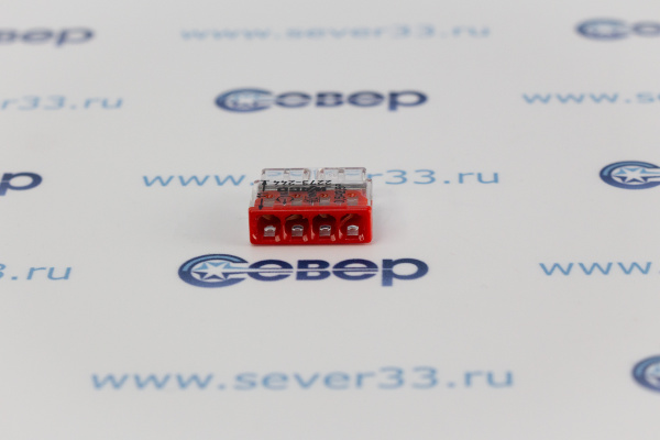 Клеммы WAGO 2273-244(4х2,5 мм2 с пастой) уп.100 шт_2