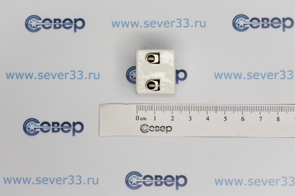 Клеммная колодка плиты универ. на 4 контакта КЕРАМИКА 32A_250V 23х25mm_2