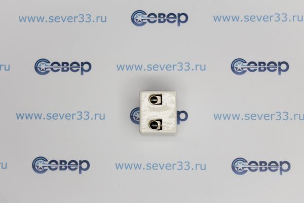 Клеммная колодка плиты универ. на 4 контакта КЕРАМИКА 32A_250V 23х25mm_1