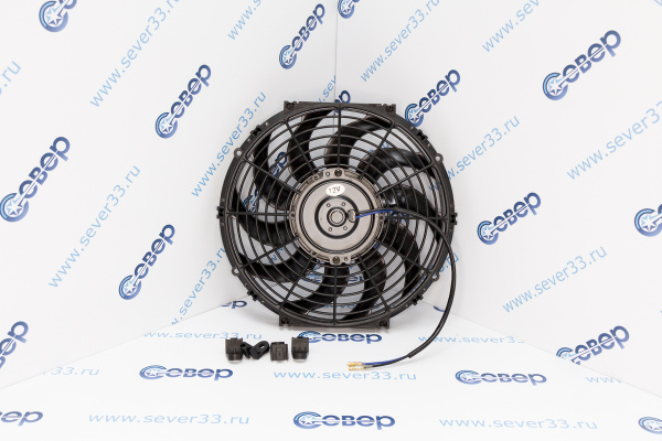 Вентилятор осевой 12'' 12V PULL 100W S_3e