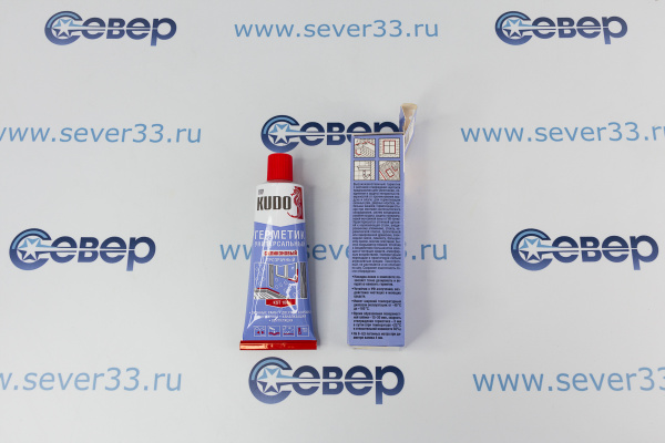 Герметик силиконовый универсальный Kudo KST 100, 85 мл, прозрачный_4