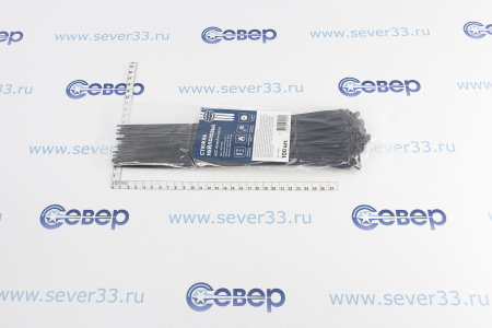 Стяжки нейлоновые 4x300 черный FORTISFLEX | Продажа, монтаж и обслуживание холодильного оборудования | Север33