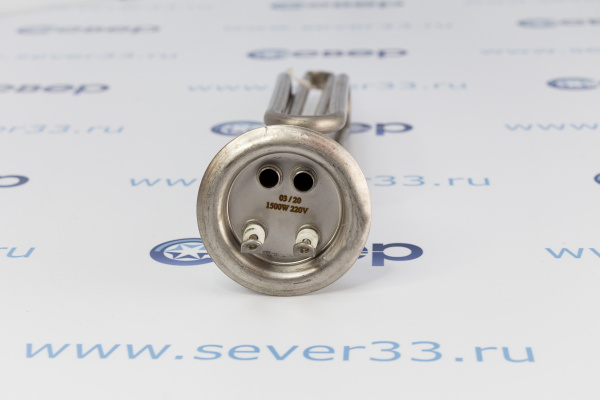 ТЭН RF 1500W, ИТА, нерж, Ø64, М6, клеммы под винт М4_2