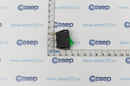 Переключатель KCD3 Pro Legend ON-OFF, 3 контакта, зеленая кнопка, подсветка PL2420 | Продажа, монтаж и обслуживание холодильного оборудования | Север33