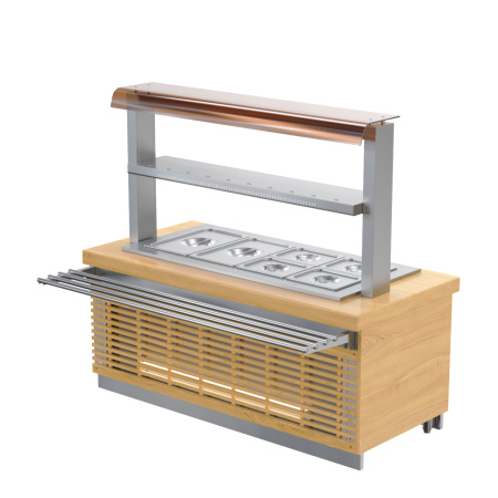 Мармит 2-х блюд Атеси М2-1200-1540-02-П | Продажа, монтаж и обслуживание холодильного оборудования | Север33