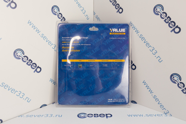 Коллектор двухвентильный Value VMG-2-22-B-03 (R-22, 134, 404, 407C) без шлангов в блисторе_2