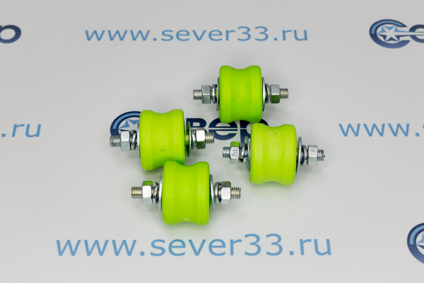 Антивибрационные опоры RF-V40P (4 шт, до 40кг, зеленые)_4e
