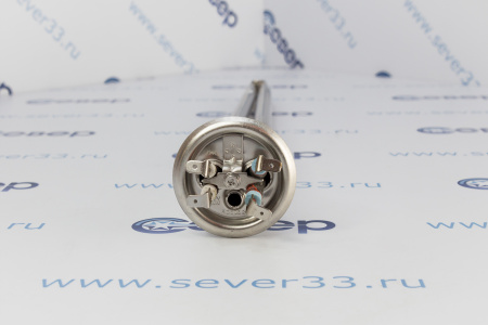 Фланец с сухими тэнами 2000W (700+1300), ИТА, нерж, под разъем, 490мм | Продажа, монтаж и обслуживание холодильного оборудования | Север33