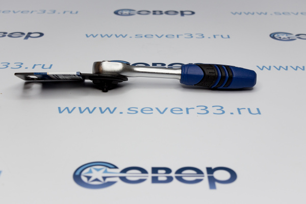 Трещоточная рукоятка КОБАЛЬТ 1_4 145 мм, 72 зуба флажковый переключатель_2