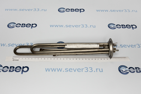 КОМПЛЕКТ ТЭН RF 2000W(700+1300), TW, медь, Ø64, М4, клеммы под разъем L300мм, 220V + анод М4_2e