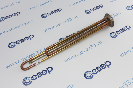 ТЭН RF 2500W(1000+1500), TW, медь, Ø64мм, М4, клеммы под разъем+под винт, Shuttle, L400мм | Продажа, монтаж и обслуживание холодильного оборудования | Север33