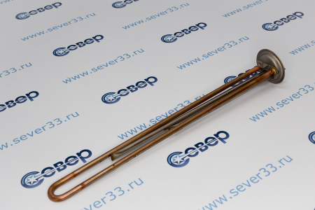 ТЭН RF 2000W, TW, медь, Ø64, клеммы под винт, L420мм | Продажа, монтаж и обслуживание холодильного оборудования | Север33