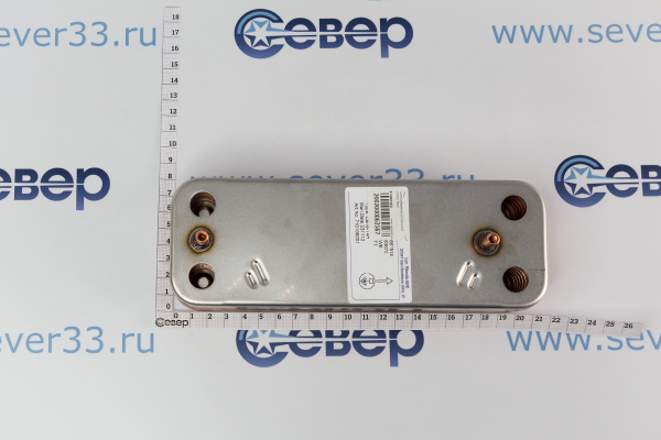 Теплообменник вторичный (14пл) BAXI_3