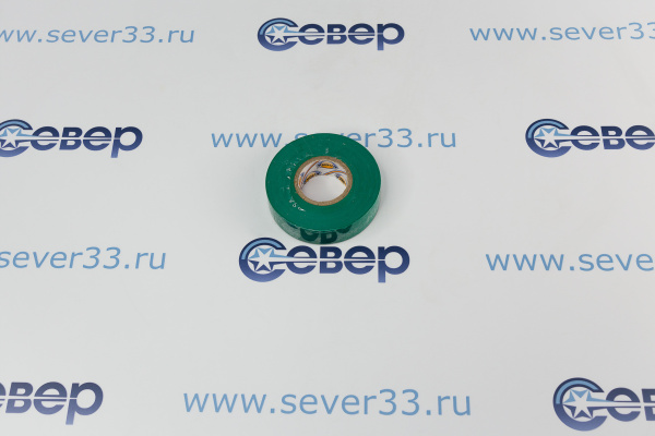 Изолента AVIORA ПВХ зеленая 19мм 20м профессиональная_2