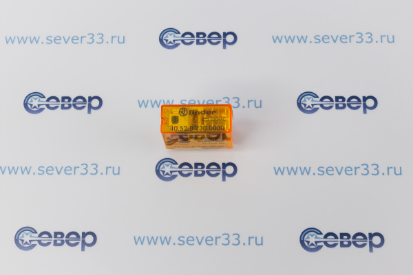 Реле миниатюрное PCB выводы с шагом 5мм 2 гр конт 8А кат. АС_3