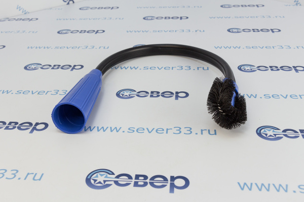 Универсальная насадка для профессионального пылесоса гибкая, под трубку от 32 до 37 мм_3