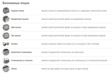 Стол холодильный для пиццы HICOLD PZE2-11/GN, нижн, 2 двери (+2...+10°С) | Продажа, монтаж и обслуживание холодильного оборудования | Север33