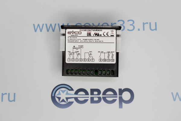 Контроллер EVCO EV3B33N7 (2 датч.) без датч._2e