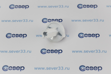 Ручка крана "De Luxe" мод. 5040.38 белая, (длинная ножка 51 мм, для газ. плит) (ВТИС 753161029)	 | Продажа, монтаж и обслуживание холодильного оборудования | Север33