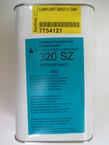 Масло Danfoss 320SZ, 1 л