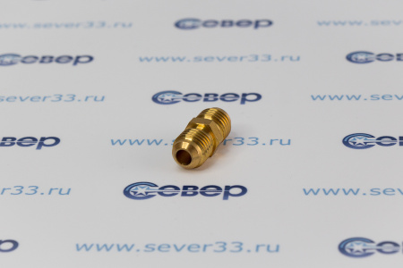 Штуцер-штуцер 1/4" (DJ-1/4) | Продажа, монтаж и обслуживание холодильного оборудования | Север33