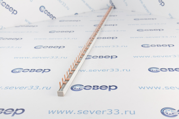 Шина соединительная 3ф 63А (1м) штырь_2