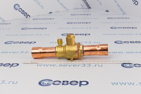 Шаровый вентиль Ридан GBC 28s 1 1/8" со штуцером | Продажа, монтаж и обслуживание холодильного оборудования | Север33