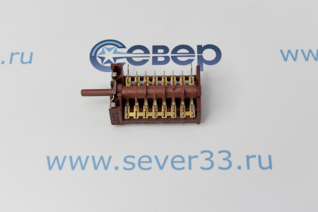 Переключатель плиты 800801, 83140103 10 поз. HANSA 250V 16A  | Продажа, монтаж и обслуживание холодильного оборудования | Север33