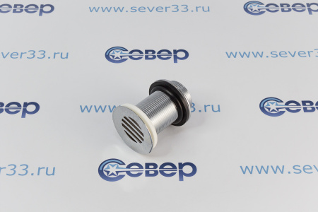 Выпуск для раковины1-1/4", 80мм,IDC, без перелива, хром  | Продажа, монтаж и обслуживание холодильного оборудования | Север33