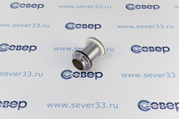 Выпуск для раковины1-14, 80мм,IDC, без перелива, Хром_3