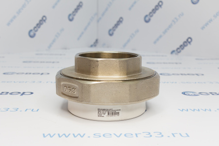 Муфта комбинированная разъемная (Американка) PPR внутренняя резьба 90х3,  белый, RTP | Продажа, монтаж и обслуживание холодильного оборудования | Север33