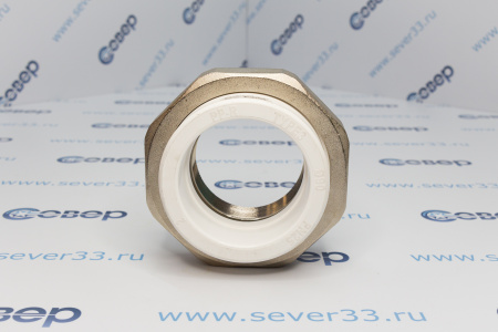 Муфта комбинированная разъемная (Американка) PPR внутренняя резьба 90х3,  белый, RTP | Продажа, монтаж и обслуживание холодильного оборудования | Север33