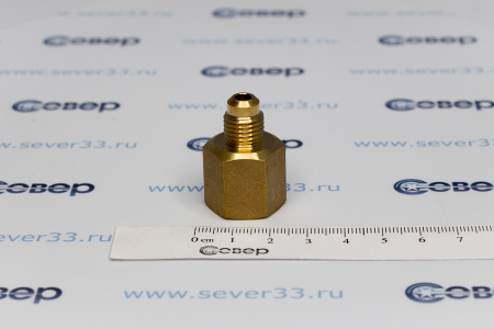 Переход UP3-4G4F SAE 1/4" x G.1/4" | Продажа, монтаж и обслуживание холодильного оборудования | Север33
