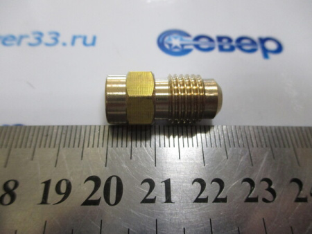 Соединитель латунь под пайку 1/4 | Продажа, монтаж и обслуживание холодильного оборудования | Север33