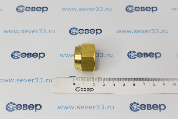 Гайка латунная 58 точеная_3