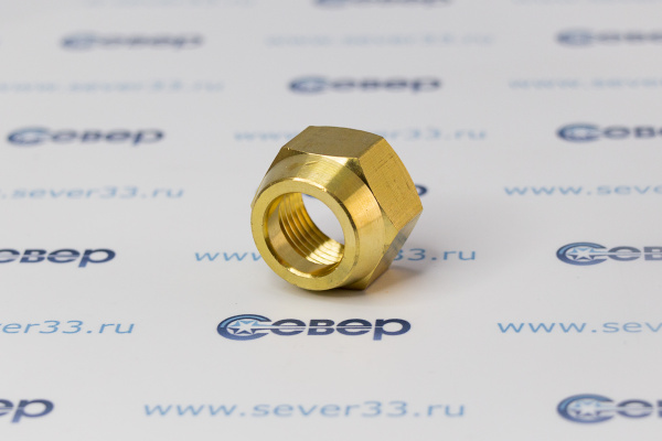 Гайка латунная 58 точеная_4